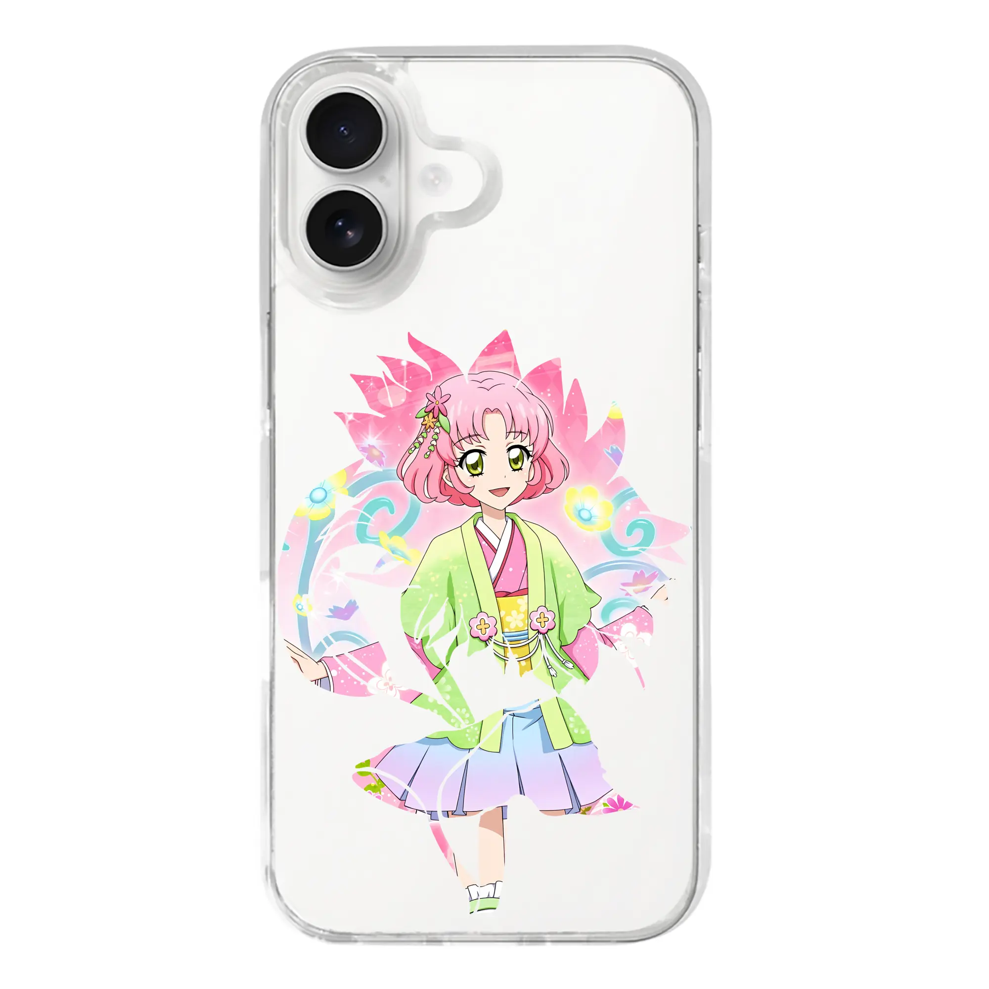 アイカツ グッズ 北大路 さくら - iPhone 17シリーズ 透明スマホケース – 薄型・耐衝撃・精密フィット保護カバー